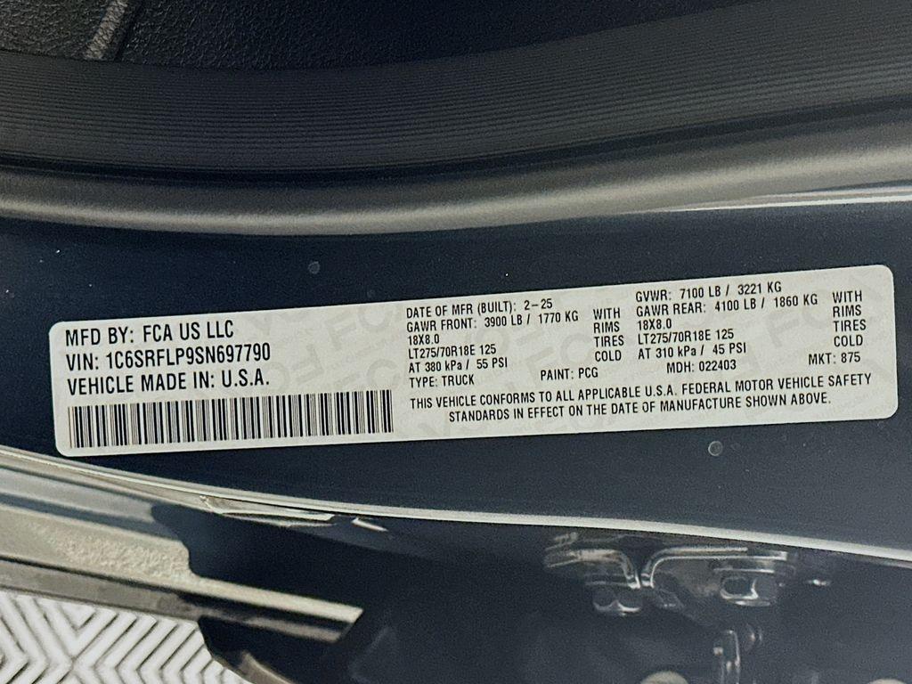 new 2025 Ram 1500 car, priced at $64,442