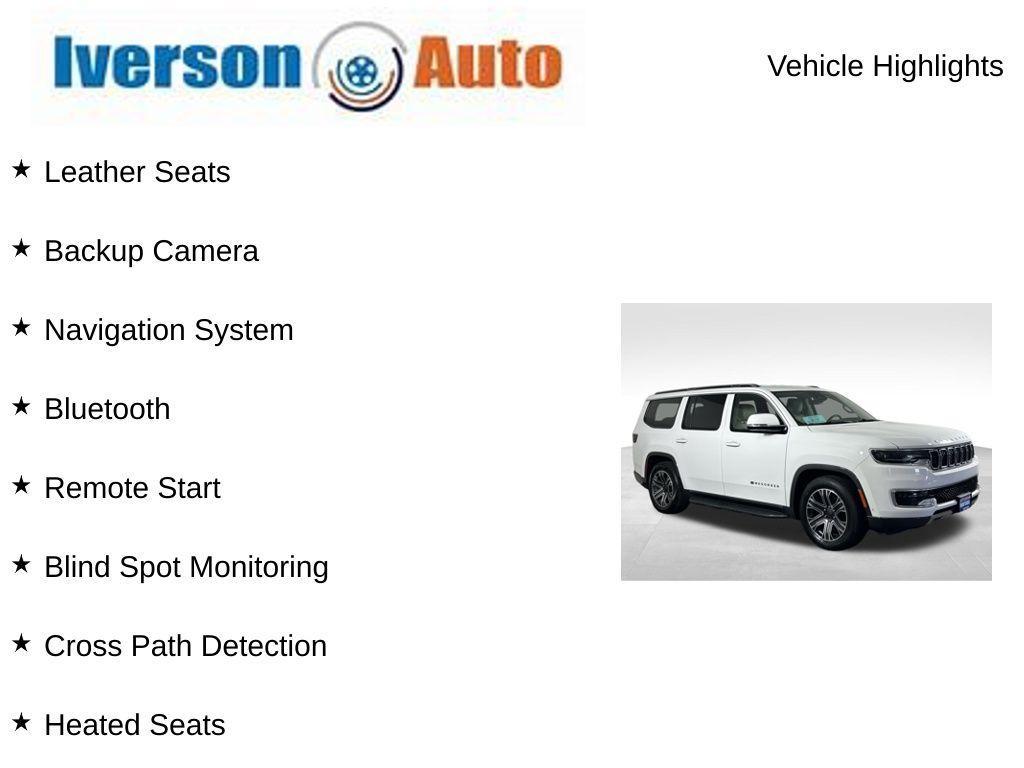 used 2022 Jeep Wagoneer car, priced at $46,495