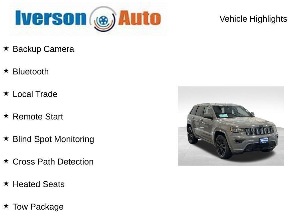 used 2019 Jeep Grand Cherokee car, priced at $17,995