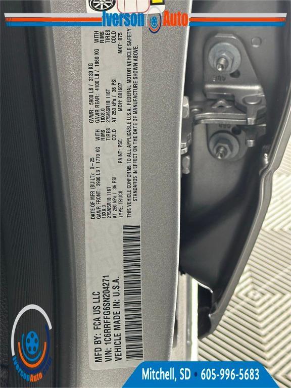 new 2025 Ram 1500 car, priced at $45,584