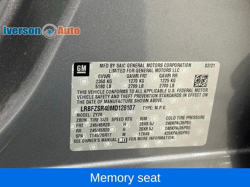 used 2021 Buick Envision car, priced at $29,525