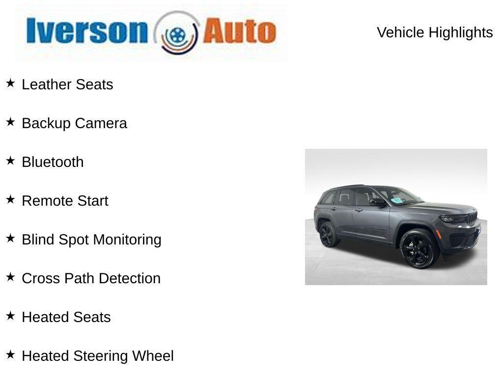 used 2023 Jeep Grand Cherokee car, priced at $32,995