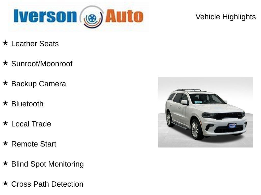 used 2021 Dodge Durango car, priced at $28,995