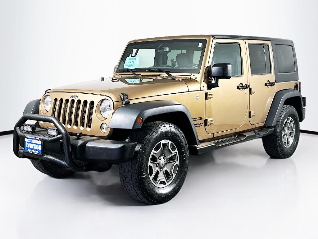 used 2015 Jeep Wrangler Unlimited car, priced at $15,795