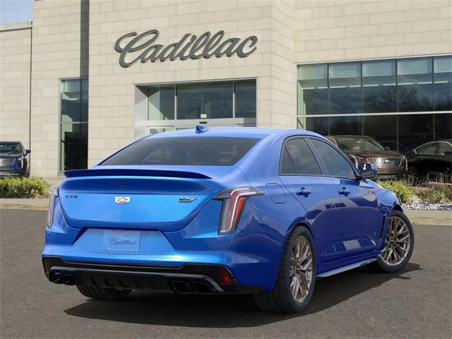 new 2025 Cadillac CT4-V car, priced at $75,730