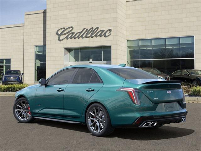 new 2025 Cadillac CT4-V car, priced at $52,955