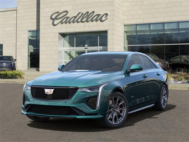 new 2025 Cadillac CT4-V car, priced at $52,955