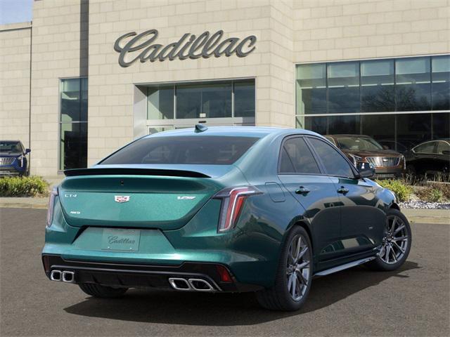 new 2025 Cadillac CT4-V car, priced at $52,955