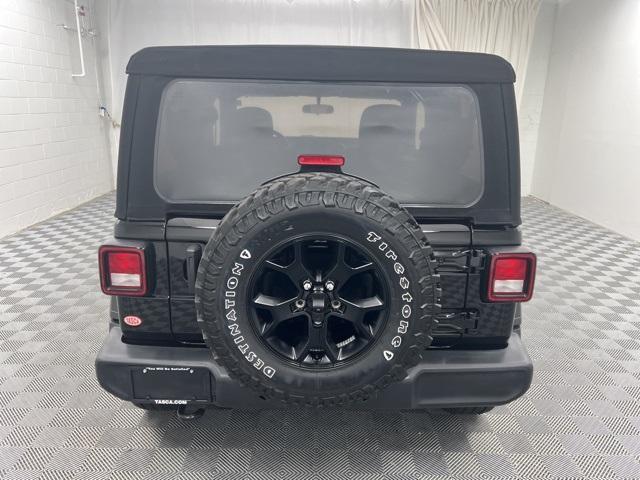 used 2021 Jeep Wrangler car, priced at $26,500