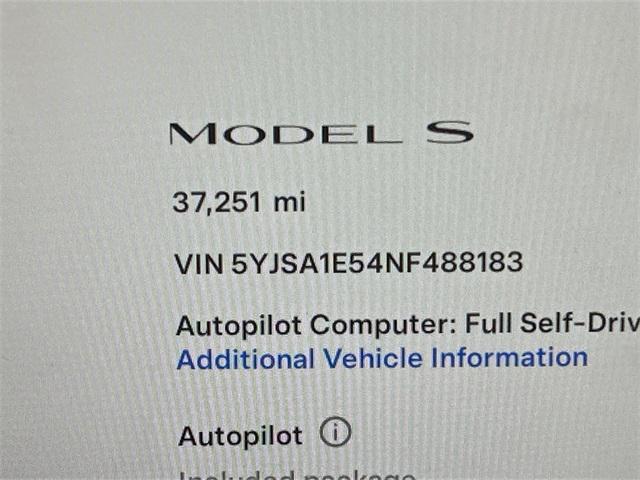 used 2022 Tesla Model S car, priced at $41,500