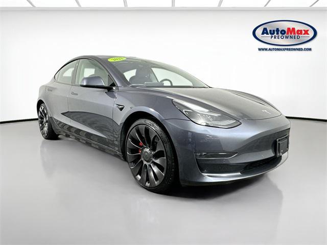 used 2022 Tesla Model 3 car, priced at $27,500