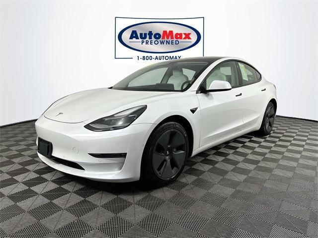 used 2021 Tesla Model 3 car, priced at $27,000