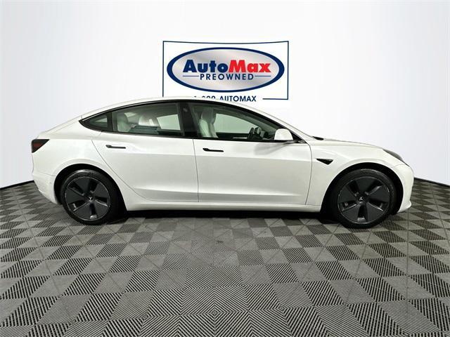 used 2021 Tesla Model 3 car, priced at $27,000