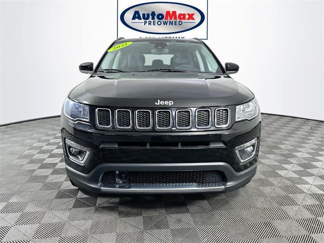 used 2021 Jeep Compass car, priced at $20,500