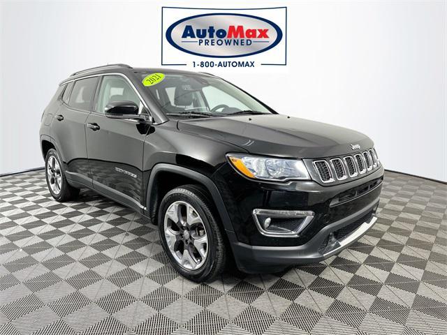 used 2021 Jeep Compass car, priced at $20,500