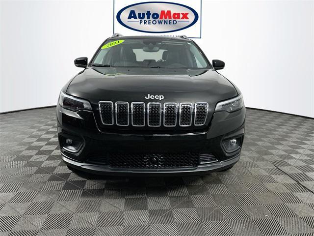 used 2021 Jeep Cherokee car, priced at $23,000