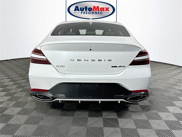 used 2022 Genesis G70 car, priced at $36,500