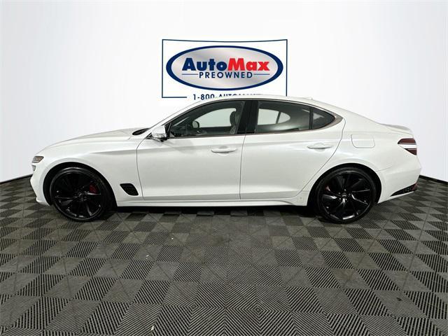 used 2022 Genesis G70 car, priced at $36,500