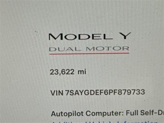 used 2023 Tesla Model Y car, priced at $34,500