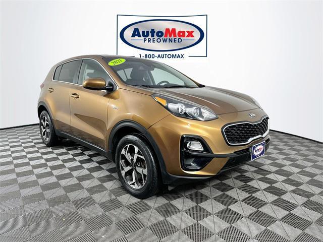 used 2021 Kia Sportage car, priced at $18,000