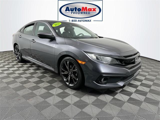 used 2021 Honda Civic car, priced at $22,000