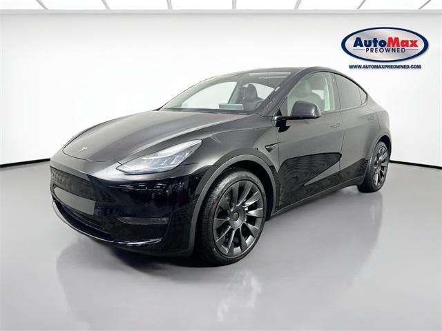 used 2021 Tesla Model Y car, priced at $28,500