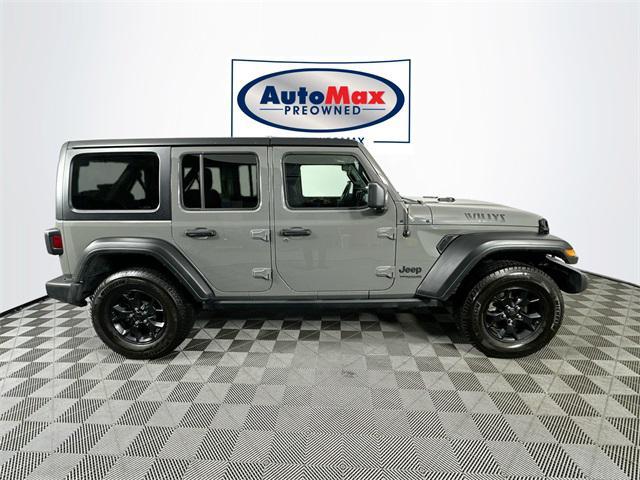 used 2021 Jeep Wrangler car, priced at $34,500