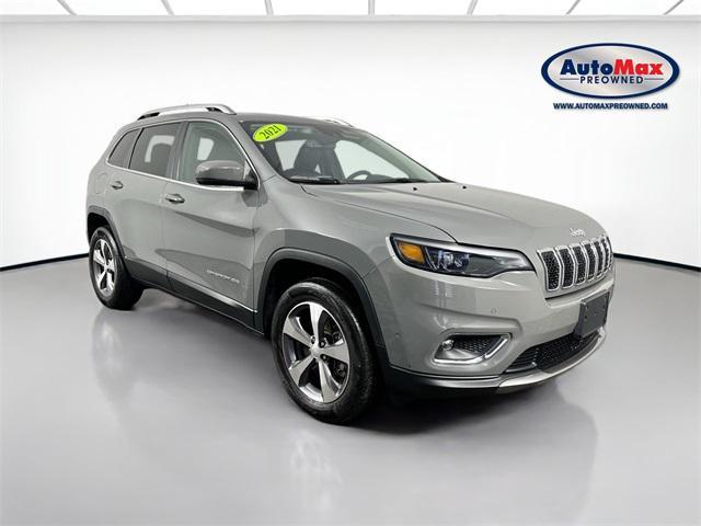 used 2021 Jeep Cherokee car, priced at $22,000