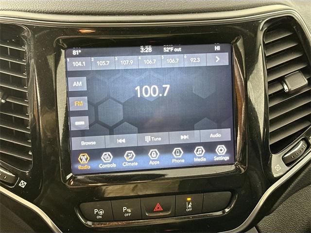 used 2021 Jeep Cherokee car, priced at $22,000