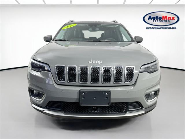 used 2021 Jeep Cherokee car, priced at $22,000