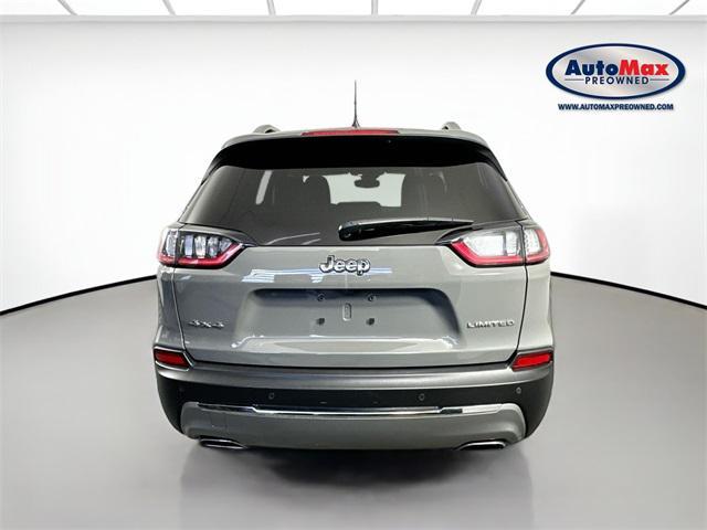 used 2021 Jeep Cherokee car, priced at $22,000