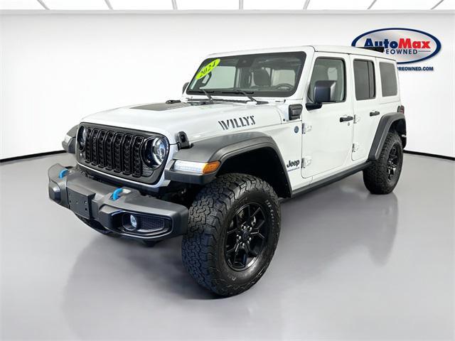 used 2024 Jeep Wrangler 4xe car, priced at $37,000
