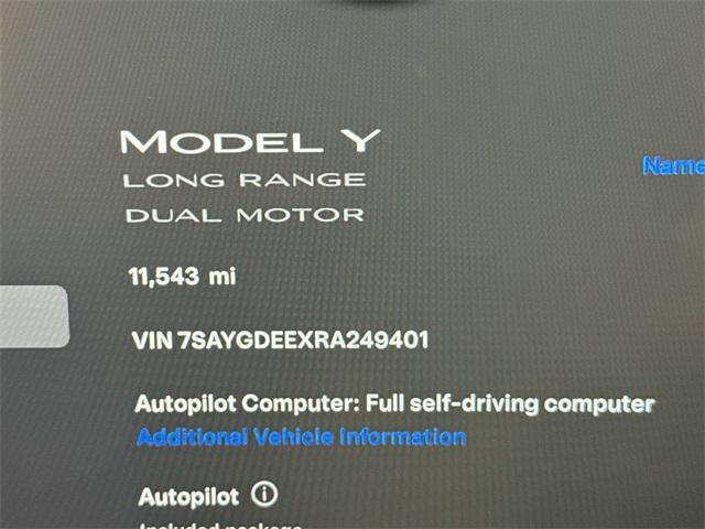 used 2024 Tesla Model Y car, priced at $42,000