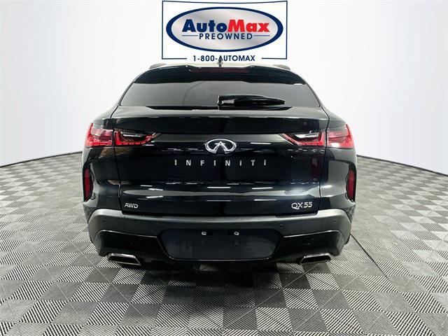 used 2022 INFINITI QX55 car, priced at $29,000