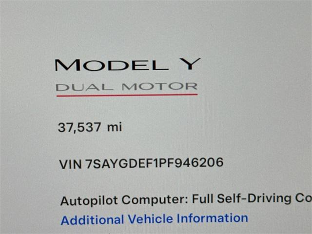 used 2023 Tesla Model Y car, priced at $32,000