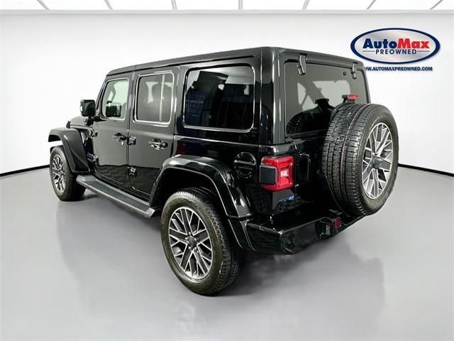 used 2022 Jeep Wrangler Unlimited 4xe car, priced at $37,000