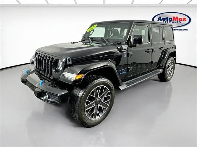 used 2022 Jeep Wrangler Unlimited 4xe car, priced at $37,000