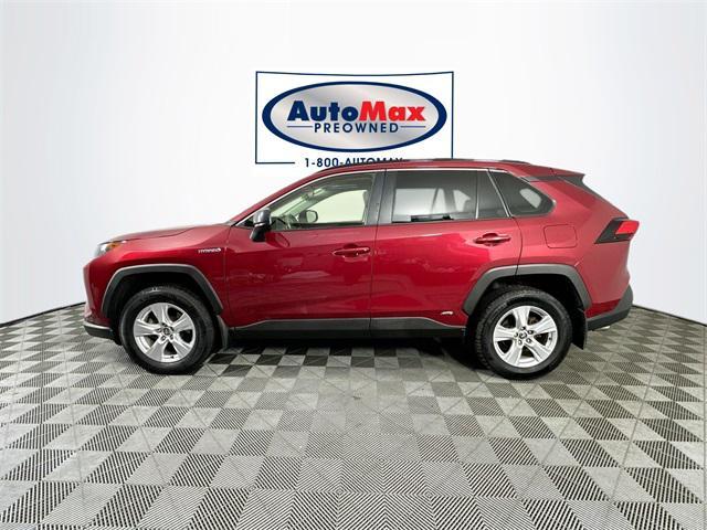 used 2021 Toyota RAV4 Hybrid car, priced at $25,000