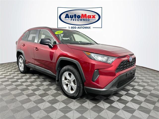 used 2021 Toyota RAV4 Hybrid car, priced at $25,000