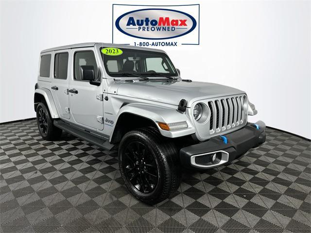 used 2023 Jeep Wrangler 4xe car, priced at $32,000