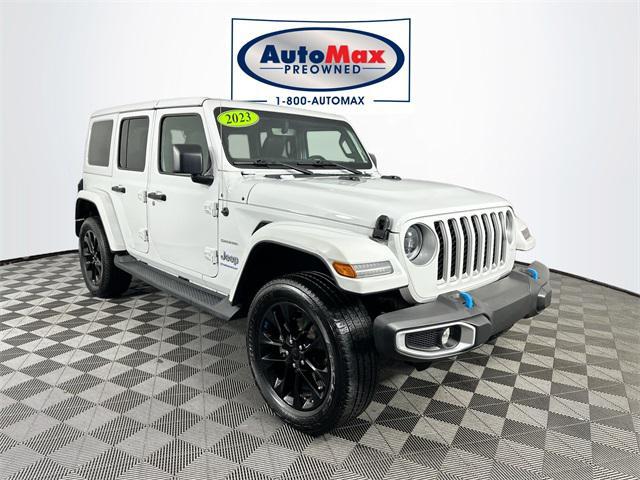 used 2023 Jeep Wrangler 4xe car, priced at $33,500