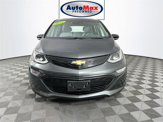 used 2021 Chevrolet Bolt EV car, priced at $18,000