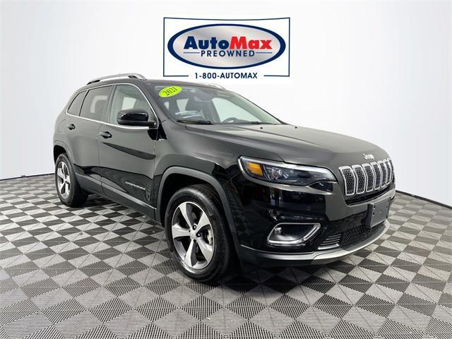 used 2021 Jeep Cherokee car, priced at $22,500