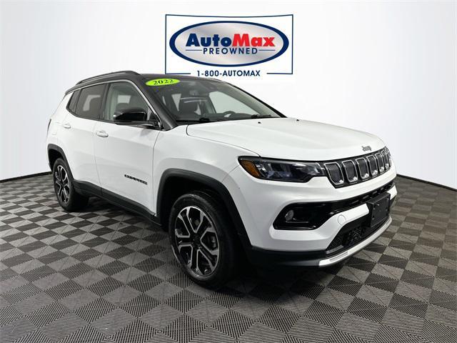 used 2022 Jeep Compass car, priced at $23,500