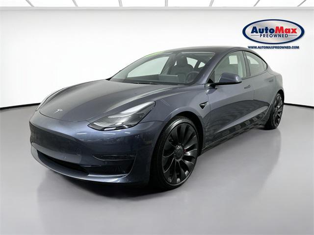 used 2022 Tesla Model 3 car, priced at $28,000