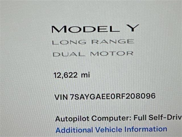 used 2024 Tesla Model Y car, priced at $36,500
