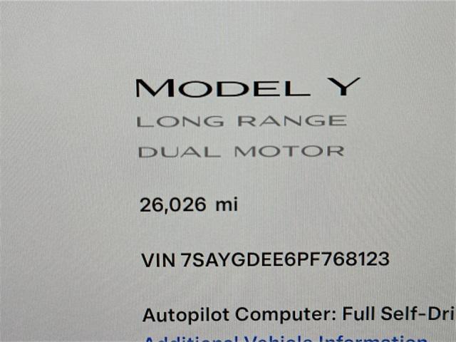 used 2023 Tesla Model Y car, priced at $30,500