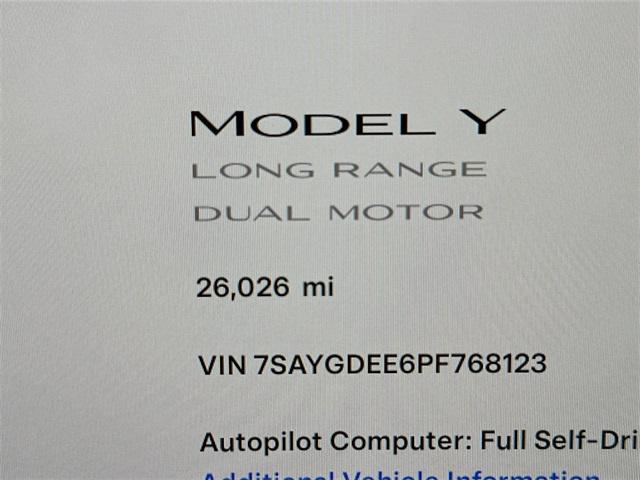 used 2023 Tesla Model Y car, priced at $31,000