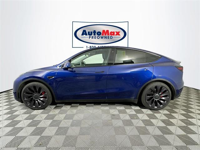 used 2021 Tesla Model Y car, priced at $31,000