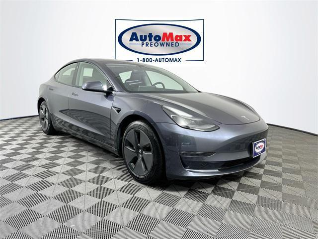 used 2021 Tesla Model 3 car, priced at $31,500